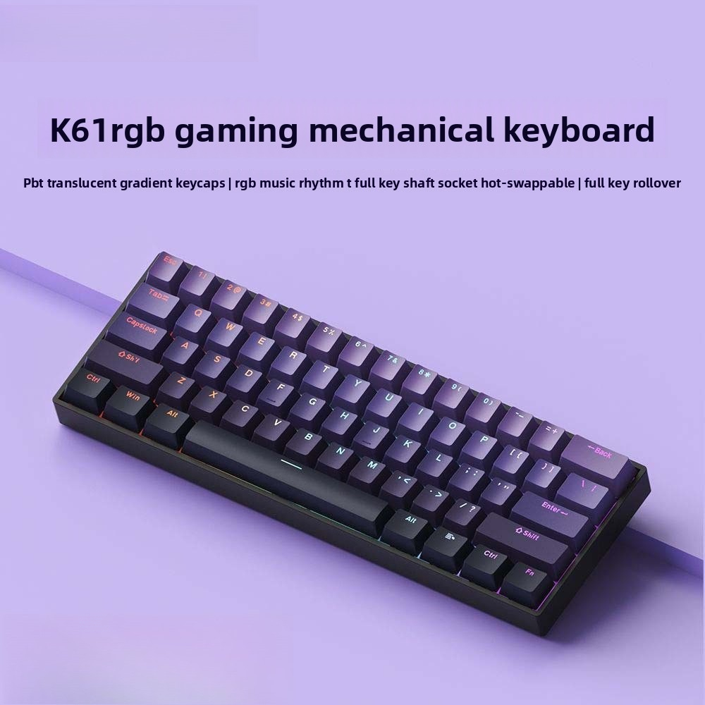 60% 무선 블루투스 2.4G 기계식 키보드 RGB 게 - Gaming Keyboard Hot Swappable 리뷰 및 가격