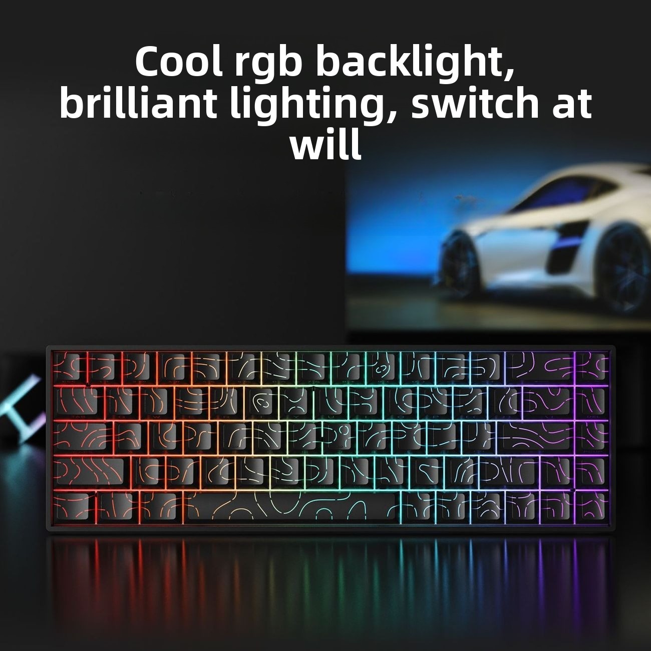 60% 무선 블루투스 2.4G 기계식 키보드 RGB 게 - Gaming Keyboard Hot Swappable 리뷰 및 가격