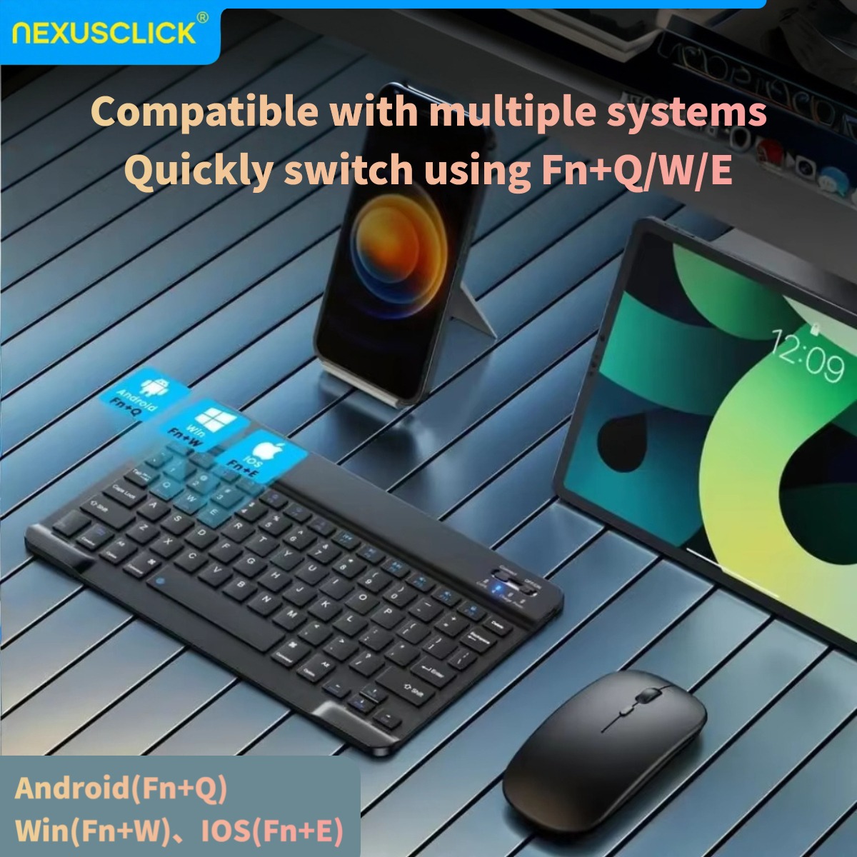 NexusClick 무선 블루투스 키보드, iPad 1 - Gaming Keyboard Mini 리뷰 및 가격