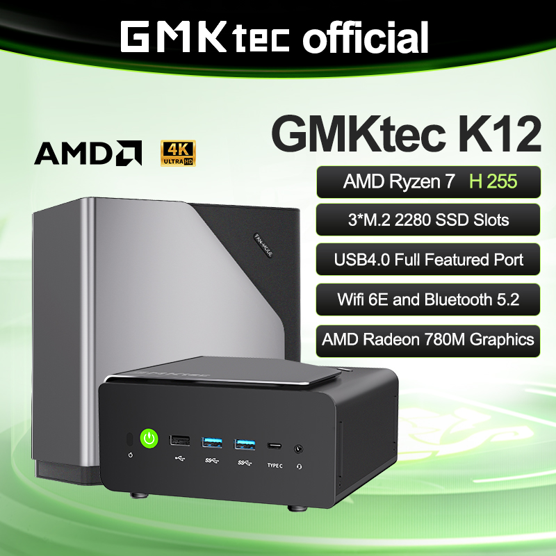 GMKtec K12 미니 PC AMD 라이젠 ™   7 - Amd Cpu Ryzen 7 리뷰 및 가격